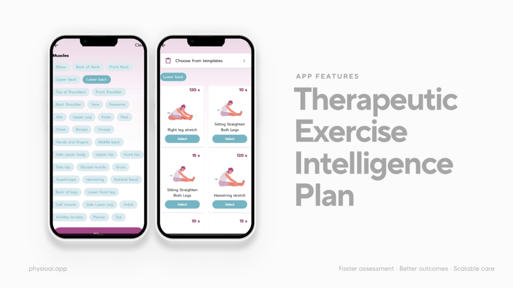 Personalized Exercise Plan for Lower back Pain-PhysioAI